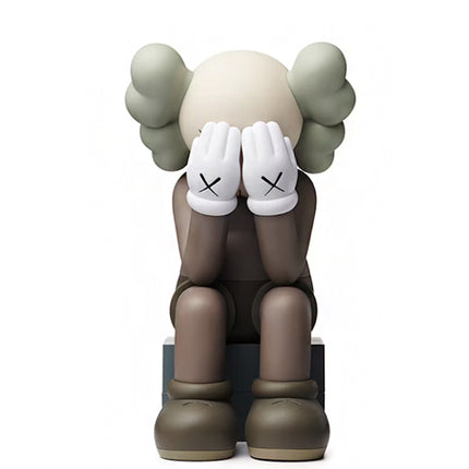 KAWS Passing Through Open Edition Vinyl Figure Black/Brown/Grey Set