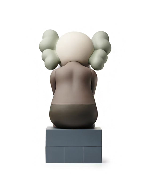 KAWS Passing Through Open Edition Vinyl Figure Brown