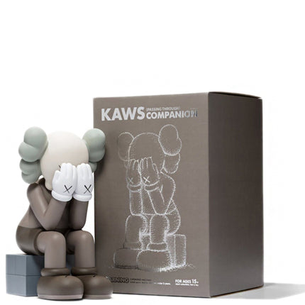 KAWS Passing Through Open Edition Vinyl Figure Brown