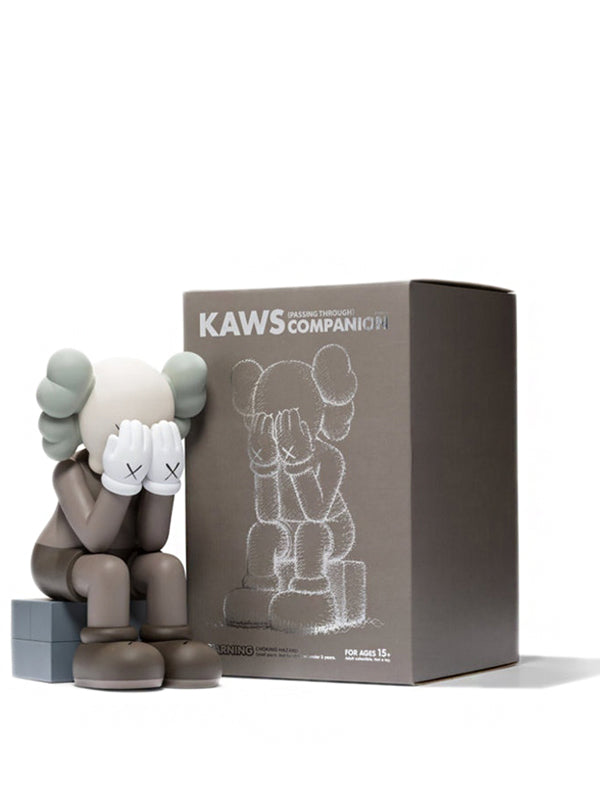 KAWS Passing Through Open Edition Vinyl Figure Brown