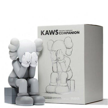 KAWS Passing Through Open Edition Vinyl Figure Grey