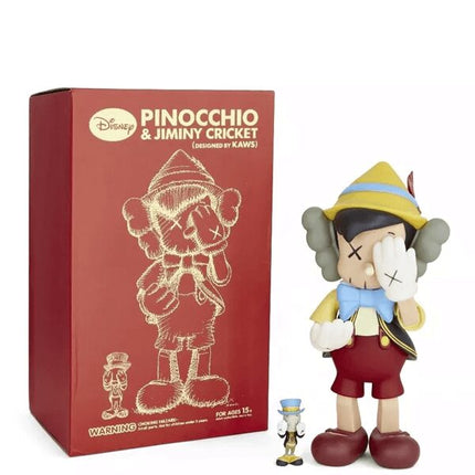 KAWS Pinocchio & Jiminy Cricket Vinyl Figure Multi