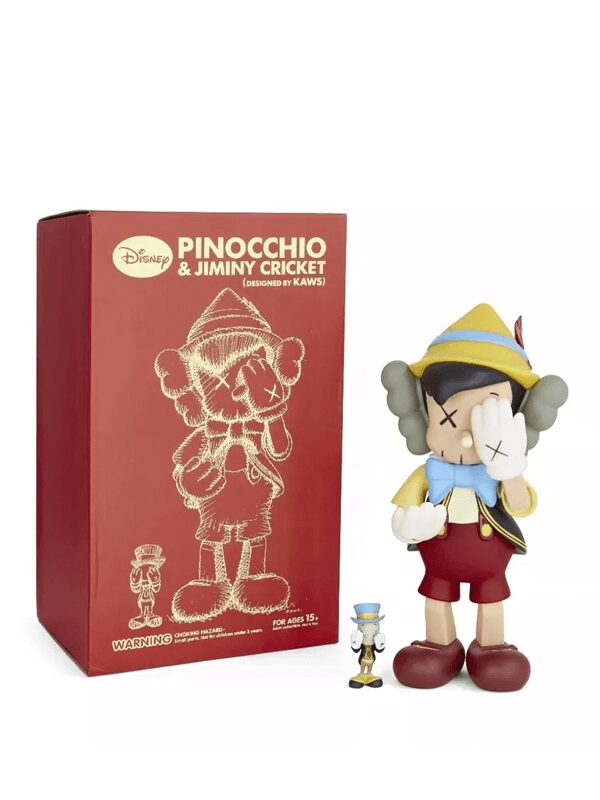 KAWS Pinocchio & Jiminy Cricket Vinyl Figure Multi