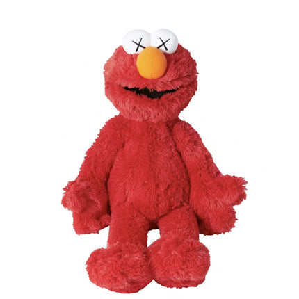 KAWS Sesame Street Uniqlo Elmo Plush Toy Red