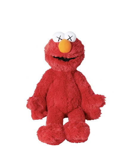 KAWS Sesame Street Uniqlo Elmo Plush Toy Red