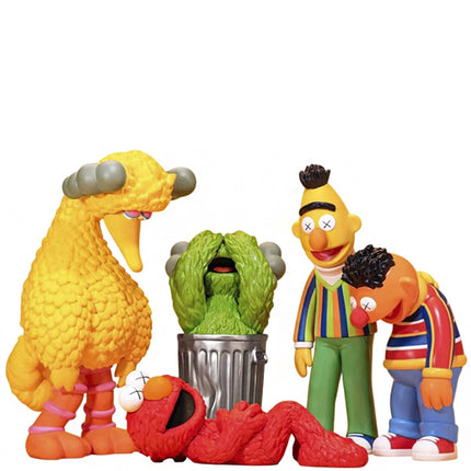 KAWS & Sesame Street Vinyl Figures Set of 5