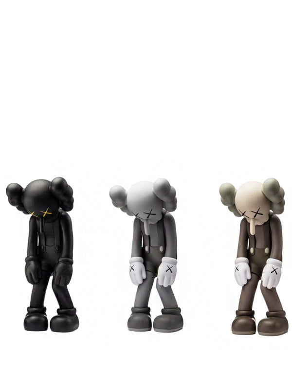 KAWS Small Lie Companion Vinyl Figure Black/Grey/Brown Set