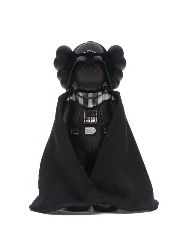 KAWS Star Wars Darth Vader Companion with Cape Vinyl Figure Black