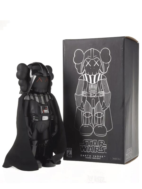 KAWS Star Wars Darth Vader Companion with Cape Vinyl Figure Black