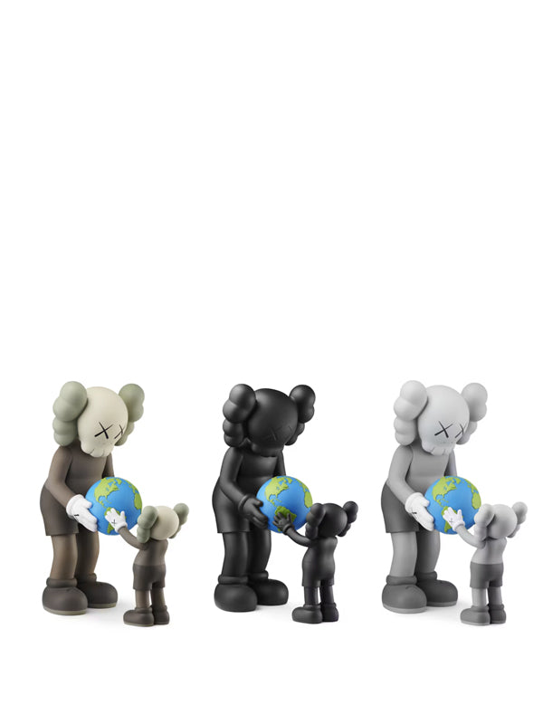 KAWS THE PROMISE Vinyl Figure Set Brown/Black/Grey