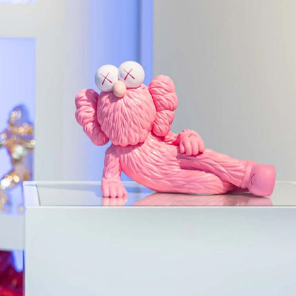 KAWS TIME OFF Vinyl Figure Pink