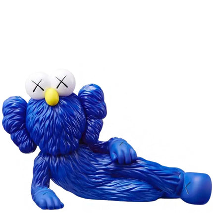 KAWS TIME OFF Vinyl Figure Set Blue/Black/Pink