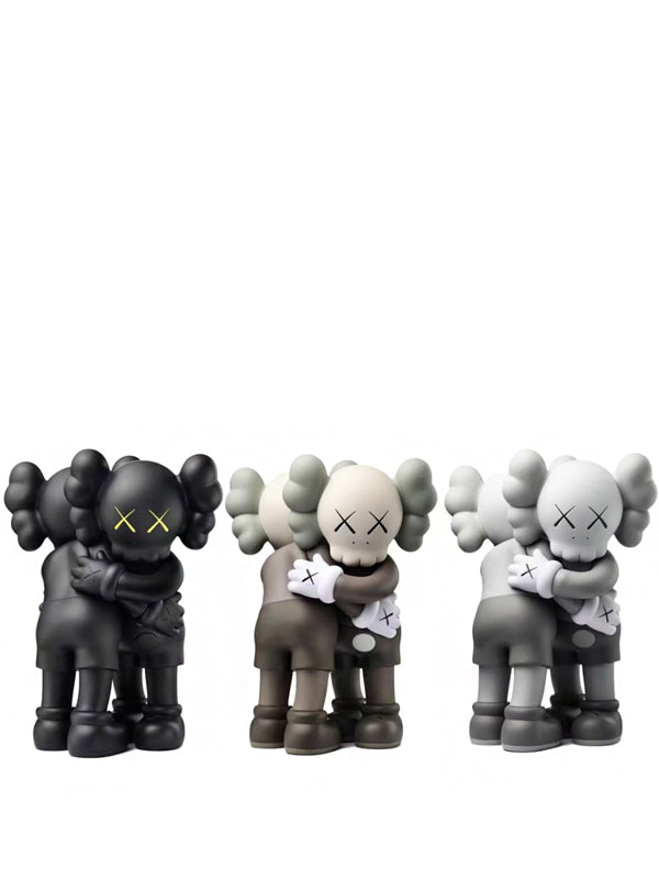 KAWS Together Vinyl Figure Black/Brown/Grey Set