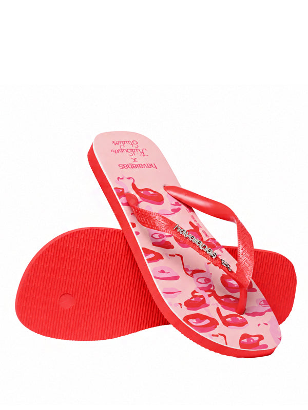 KidSuper x Havaianas Chinelo Top Camo Pink