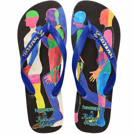 KidSuper x Havaianas Chinelo Top Runner Marine Blue