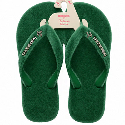 KidSuper x Havaianas Chinelo Top Turf Pitch Green