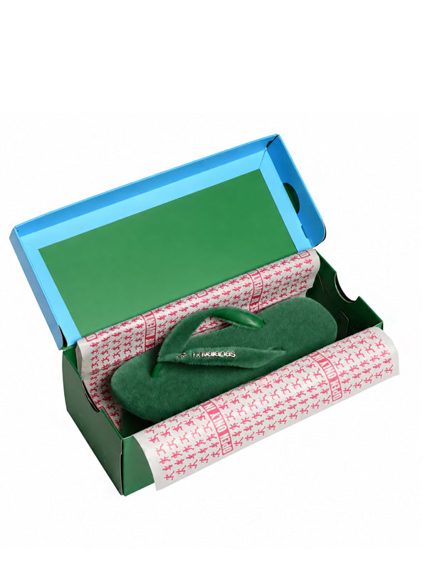 KidSuper x Havaianas Chinelo Top Turf Pitch Green