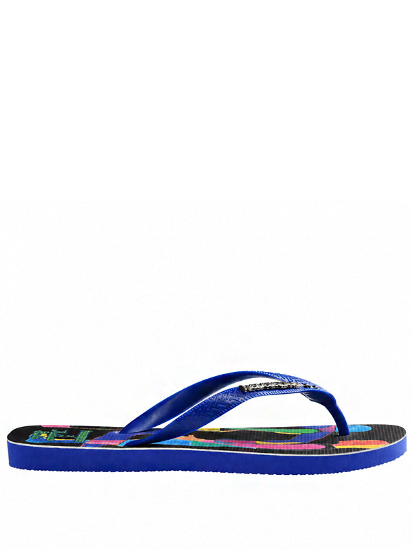 KidSuper x Havaianas Chinelo Top Runner Marine Blue