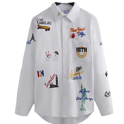 Kith Otakara NYC Apollo Oxford Button Down Shirt White