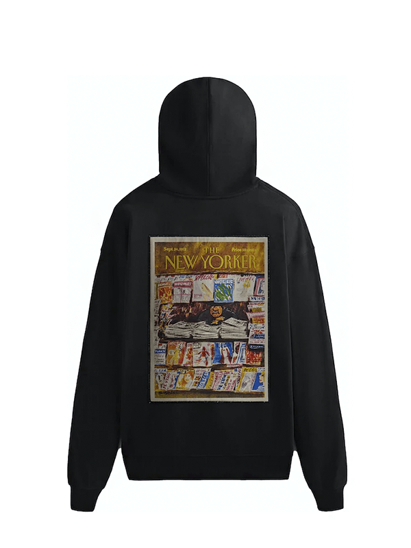 Kith The New Yorker Newsstand Hoodie Black
