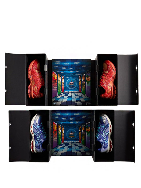 Kith x Asics Gel-Nimbus 10.1 Iron Man vs. Mega Man Double Box