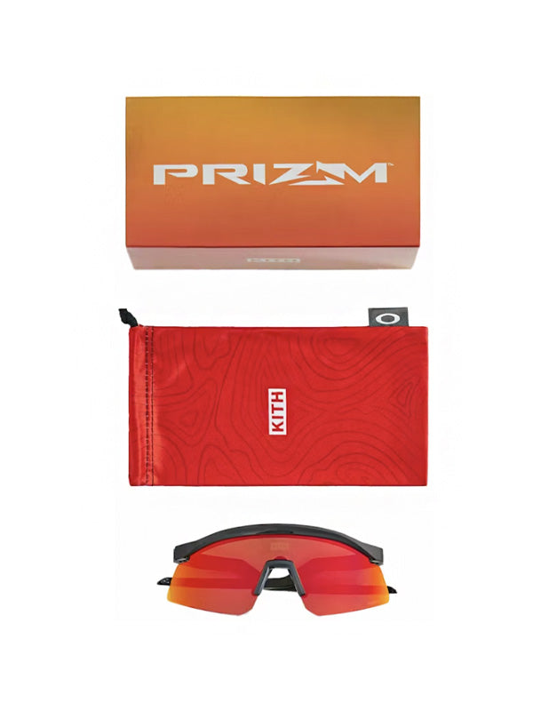 Kith x Oakley Hydra Sunglasses Black/PRIZM/Ruby
