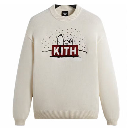 Kith x Peanuts Snoopy Sweater Sandrift