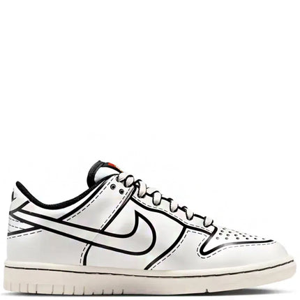 LEGO x Nike Dunk Low GS Sail Black Rush Red