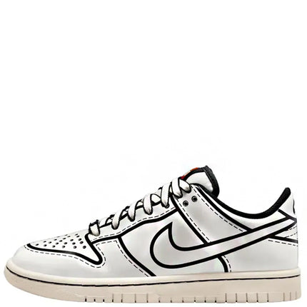 LEGO x Nike Dunk Low GS Sail Black Rush Red