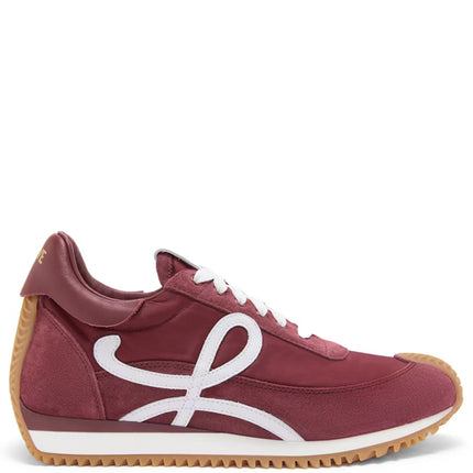 LOEWE Flow Runner Burgundy White