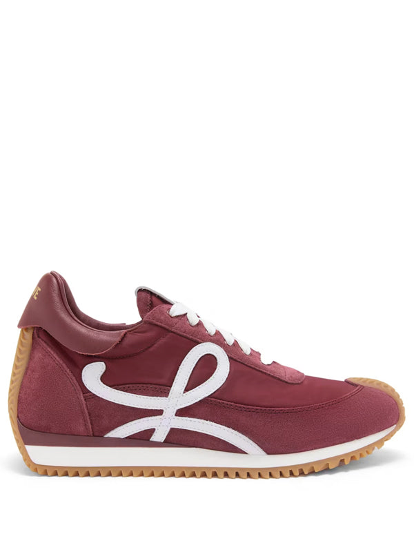 LOEWE Flow Runner Burgundy White