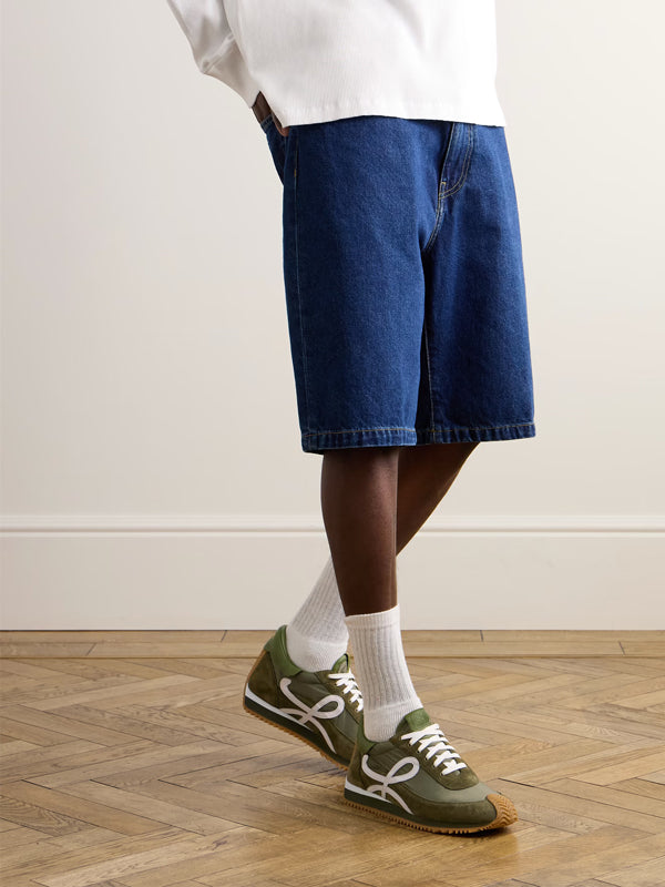 LOEWE Flow Runner Olive White