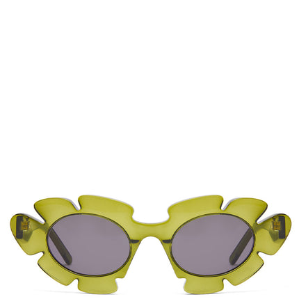 LOEWE Flower Sunglasses in injected Nylon Cactus Green