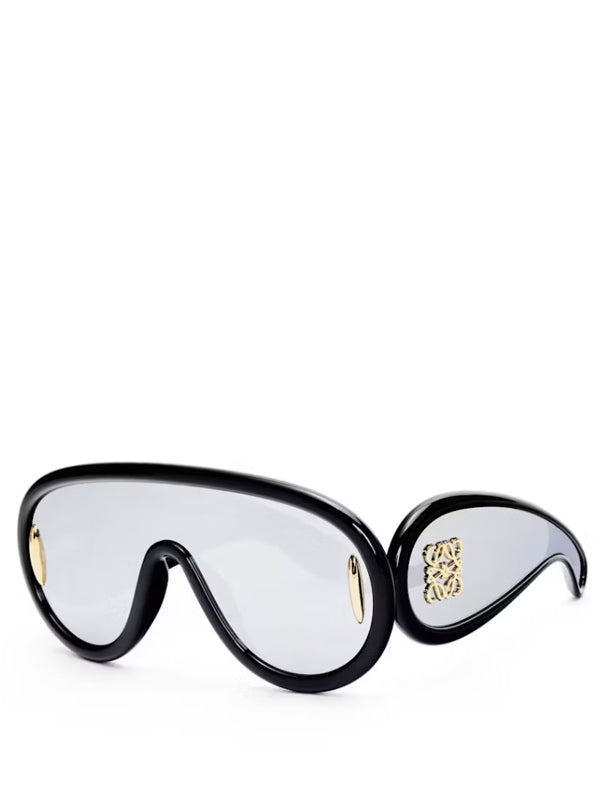 LOEWE Wave Mask Sunglasses Black