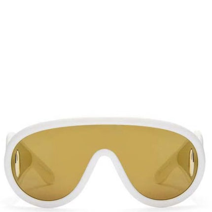 LOEWE Wave Mask Sunglasses Ivory