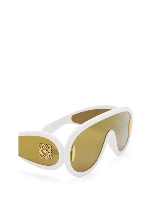 LOEWE Wave Mask Sunglasses Ivory