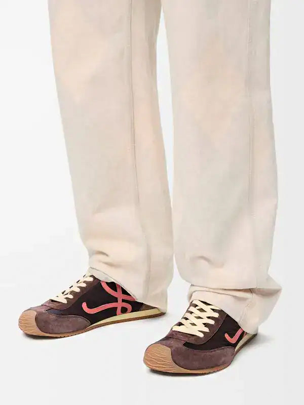 LOEWE Ballet Runner 2.0 Chocolate Coral Yellow