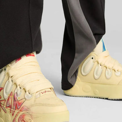 Lamelo Ball x Puma LaFrancé Airbrush Creamy Vanilla Desert Dust