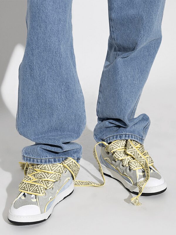 Lanvin Curb Sneaker Blue Grey