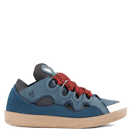 Lanvin Leather Curb Blue Grey