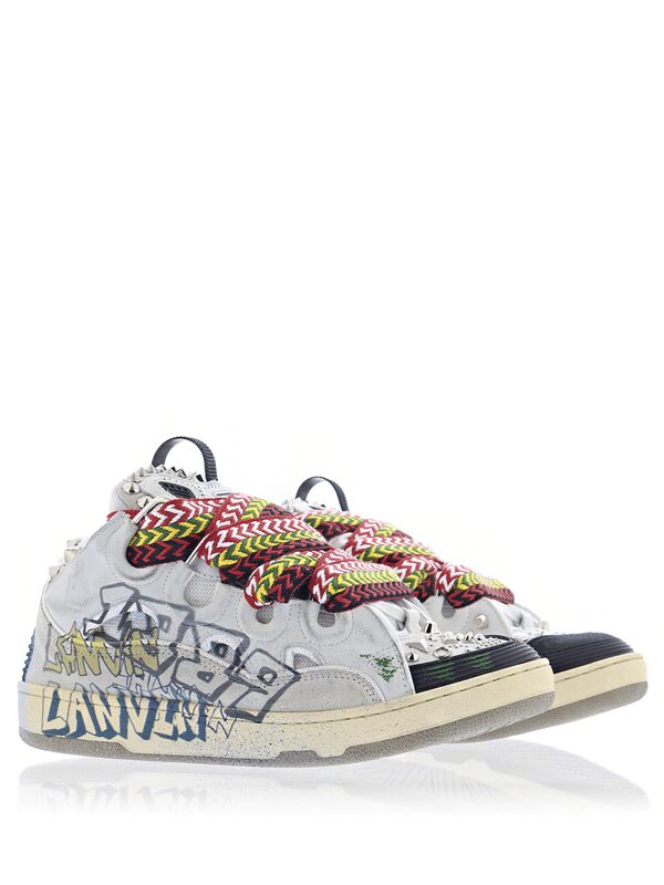 Lanvin Curb Sneaker Graffiti