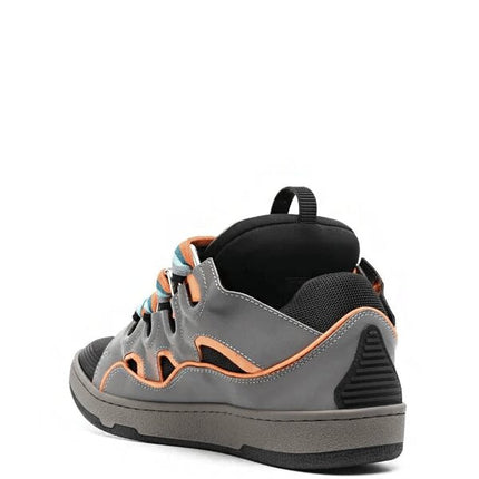 Lanvin Curb Sneaker Grey Orange