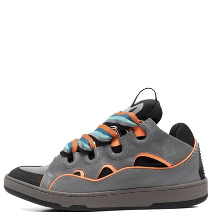Lanvin Curb Sneaker Grey Orange