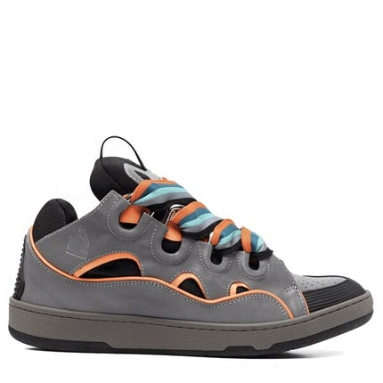 Lanvin Curb Sneaker Grey Orange