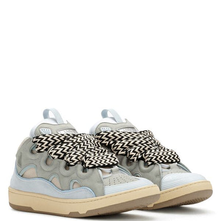 Lanvin Curb Sneaker White Blue