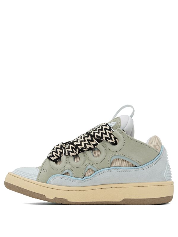 Lanvin Curb Sneaker White Blue