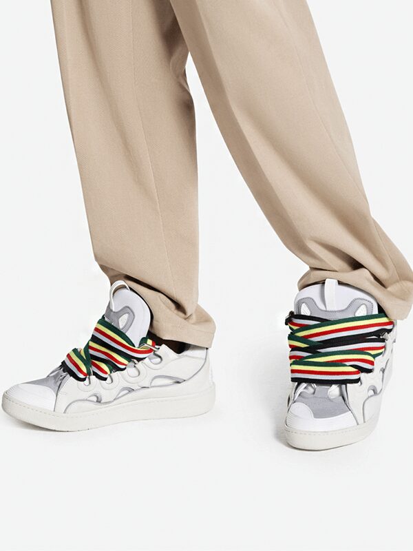 Lanvin Curb Sneaker White Multicolor