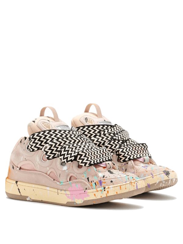 Lanvin Leather Curb Gallery Dept. Pale Pink Multi
