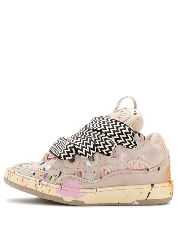 Lanvin Leather Curb Gallery Dept. Pale Pink Multi