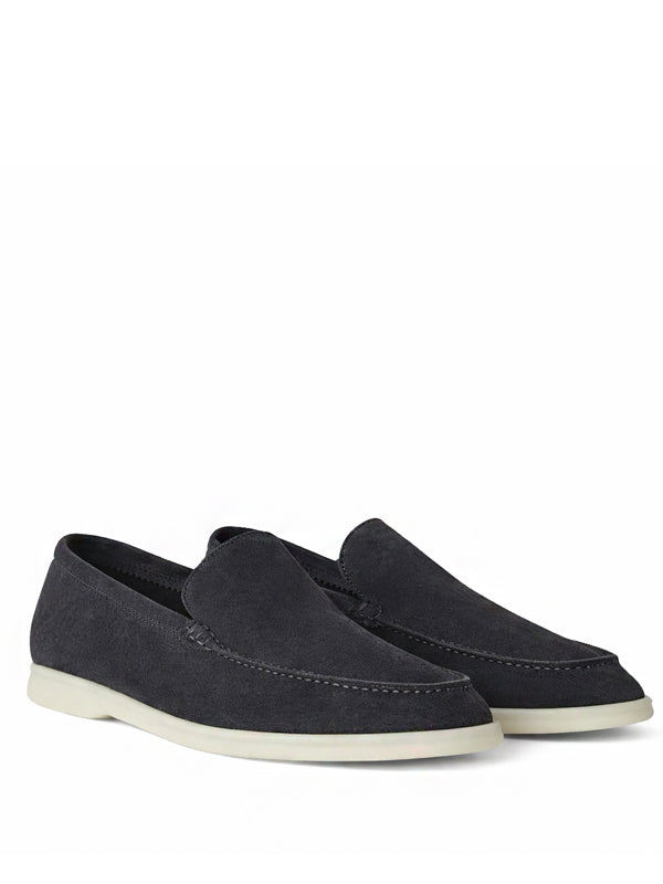 Loro Piana Mocassim Summer Walk Grey